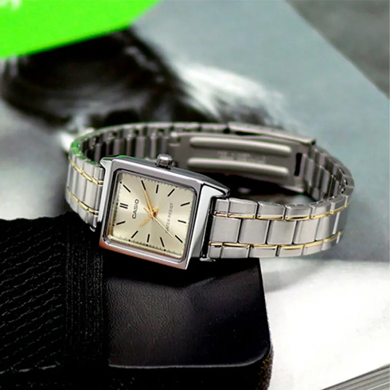 Casio Enticer Two-tone Fashion Ladies Watch- LTP-V007SG-9E